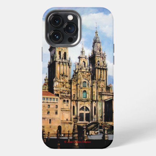 Catedral de Santiago de Compostela iPhoneケース (裏面)
