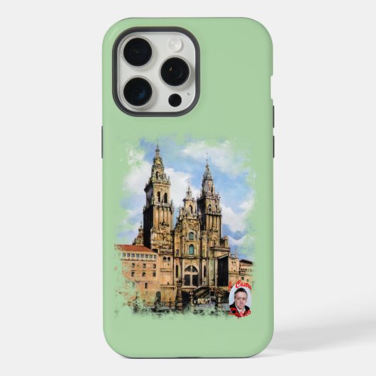 Catedral de Santiago de Compostela iPhoneケース (裏面)