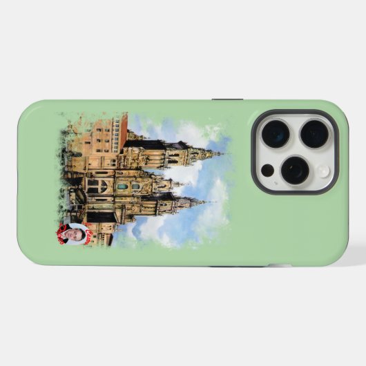 Catedral de Santiago de Compostela iPhoneケース (裏面横)