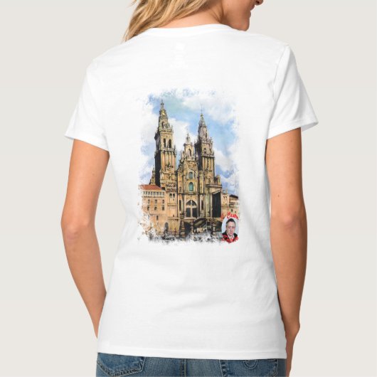 Catedral de Santiago de Compostela Tシャツ (裏面)