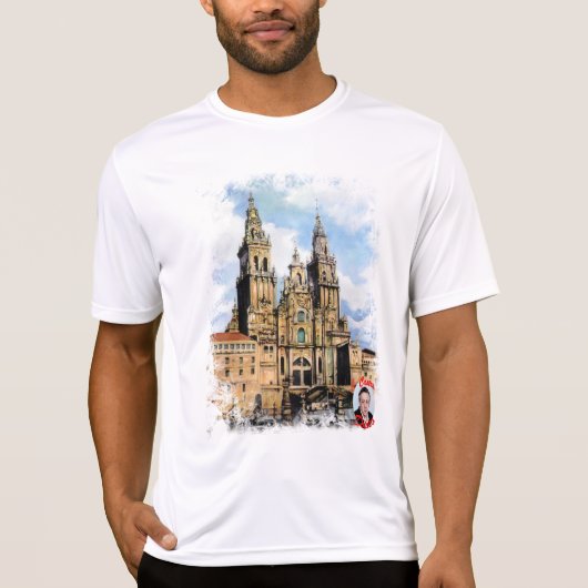 Catedral de Santiago de Compostela Tシャツ (正面)