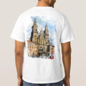 Catedral de Santiago de Compostela Tシャツ (裏面)