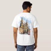 Catedral de Santiago de Compostela Tシャツ (裏面フル)