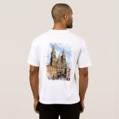Catedral de Santiago de Compostela Tシャツ (裏面フル)