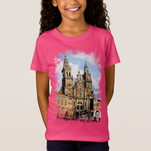 Catedral de Santiago de Compostela Tシャツ (正面)