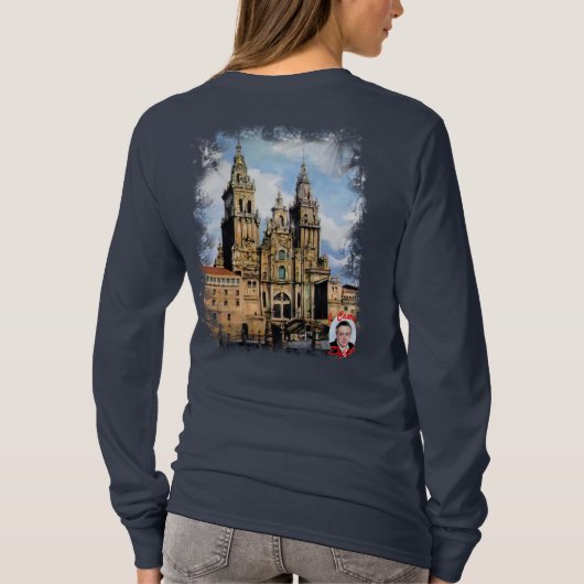 Catedral de Santiago de Compostela Tシャツ (裏面)