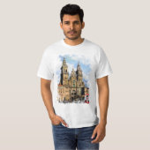 Catedral de Santiago de Compostela Tシャツ (正面フル)