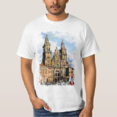 Catedral de Santiago de Compostela Tシャツ (正面)