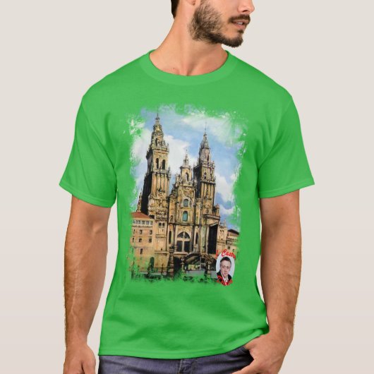 Catedral de Santiago de Compostela Tシャツ (正面)