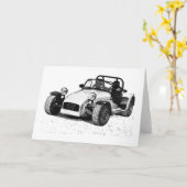 Caterham 07 カード (黄色い花)
