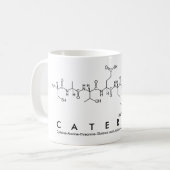 Caterinaペプチド名mag コーヒーマグカップ (正面左)