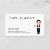 catering services  business card 名刺 (正面)