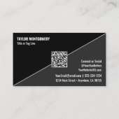 Catering Social Media QR Code 名刺 (裏面)