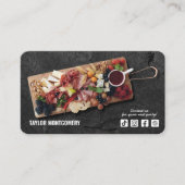 Catering Social Media QR Code 名刺 (正面)