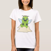 Caterpillar Angel wings Tシャツ (正面)