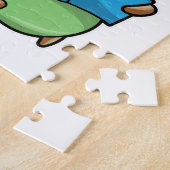 Caterpillar asおたくwith Book & Glass ジグソーパズル (側面)