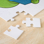 Caterpillar at 読's with Book ジグソーパズル (側面)