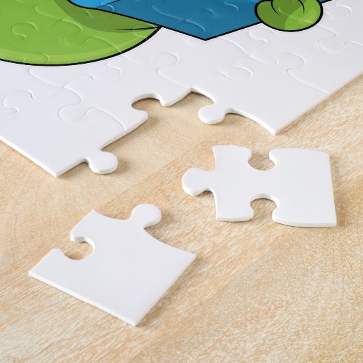 Caterpillar at 読's with Book ジグソーパズル (側面)