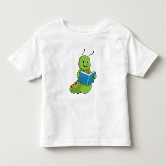 Caterpillar at 読's with Book トドラーTシャツ (正面)
