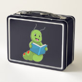 Caterpillar at 読's with Book メタルランチボックス (裏面)