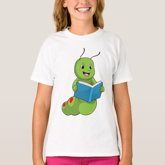 Caterpillar at 読's with Book Tシャツ (正面)