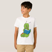 Caterpillar at 読's with Book Tシャツ (正面フル)