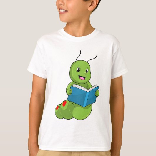 Caterpillar at 読's with Book Tシャツ (正面)
