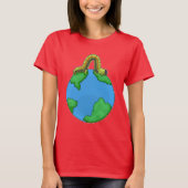 Caterpillar Earth Tシャツ (正面)