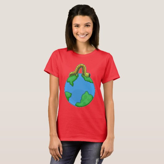 Caterpillar Earth Tシャツ (正面フル)