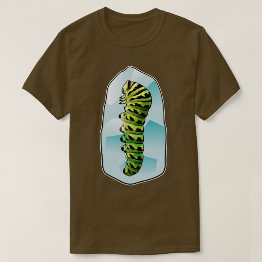 Caterpillar Iceキューブ Tシャツ (デザイン正面)