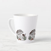 caterpillar mushroom small latte mug カフェラテマグ (左アングル)
