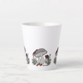 caterpillar mushroom small latte mug カフェラテマグ (正面)