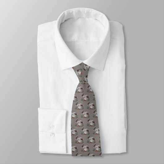 caterpillar mushroom tie ネクタイ (タイ)