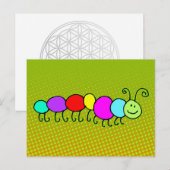 Caterpillar Netty +アイディア ポストカード (正面/裏面)