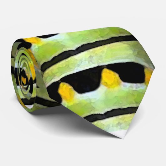 Caterpillar Pattern Design ネクタイ (ロール)