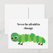 Caterpillar Postcard Greeting Card ポストカード (正面/裏面)