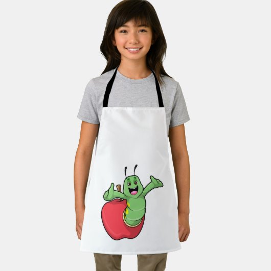 Caterpillar with Apple エプロン (インサイチュ)