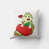 Caterpillar with Apple クッション (裏面)