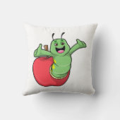 Caterpillar with Apple クッション (裏面)