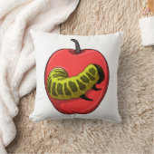 Caterpillar with Apple クッション (ブランケット)