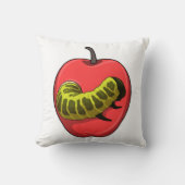 Caterpillar with Apple クッション (正面)