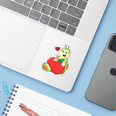 Caterpillar with Apple シール (ノートパソコンとiPhone)