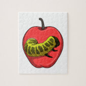 Caterpillar with Apple ジグソーパズル (縦)