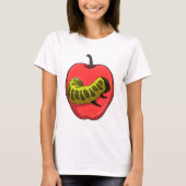 Caterpillar with Apple Tシャツ (正面)