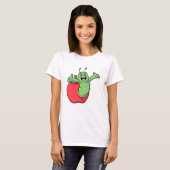 Caterpillar with Apple Tシャツ (正面フル)