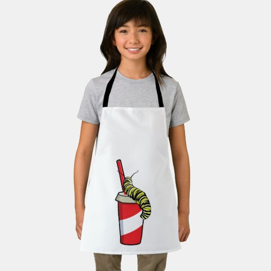 Caterpillar with Drink エプロン (インサイチュ)