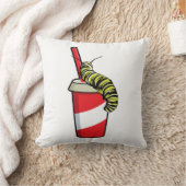 Caterpillar with Drink クッション (ブランケット)