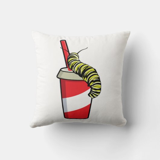 Caterpillar with Drink クッション (裏面)