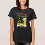 Caterpillar  Xmas Decorations Caterpillar Christma Tシャツ (正面)
