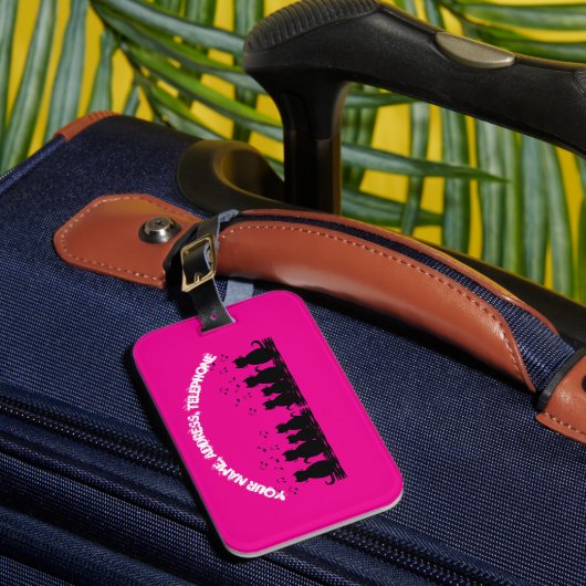 caterwauling Personalize , Luggage Tag  ラゲッジタグ (正面インサイチュ1)